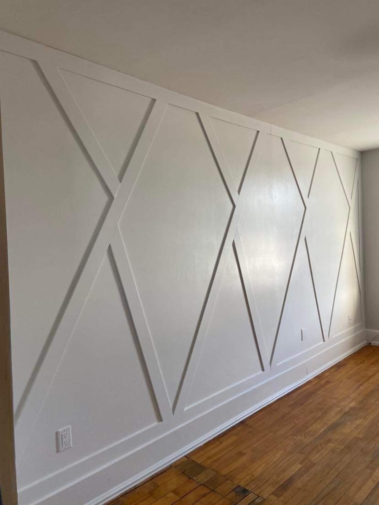 renovated accent wall