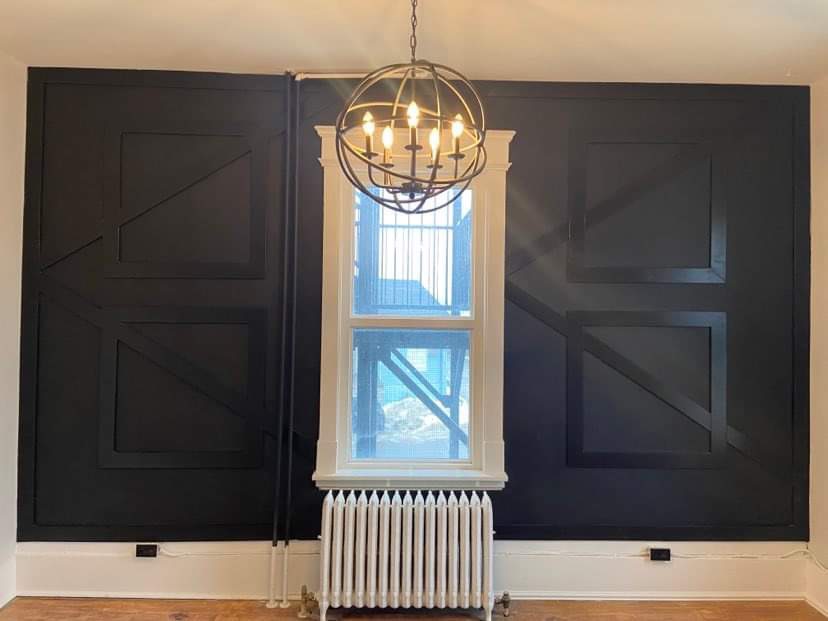 renovated accent wall