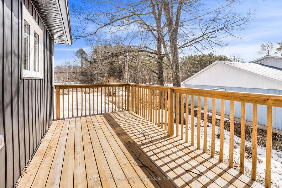 newly built deck