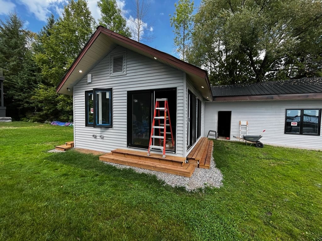 renovated house exterior