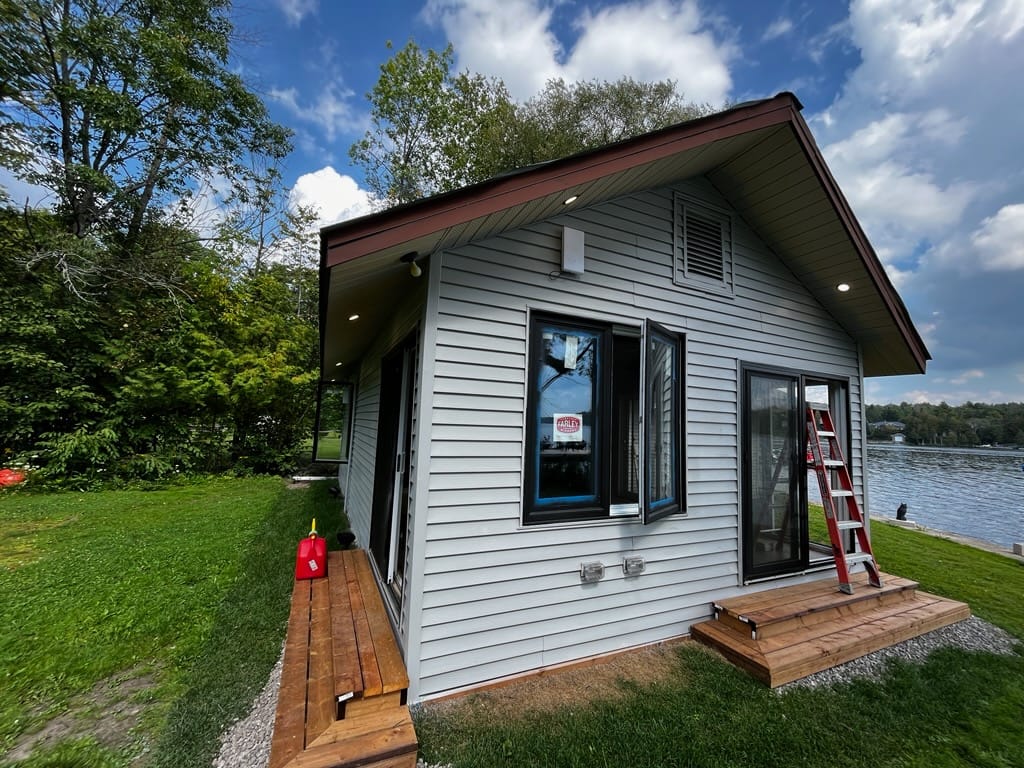 renovated house exterior
