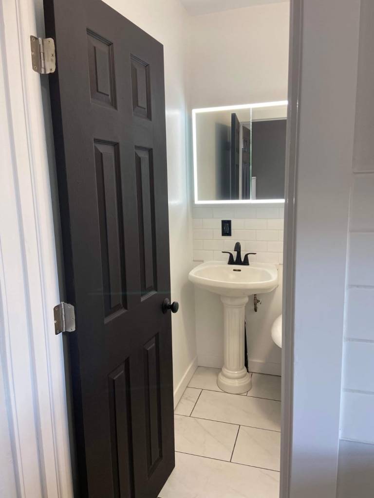 bathroom after renovation