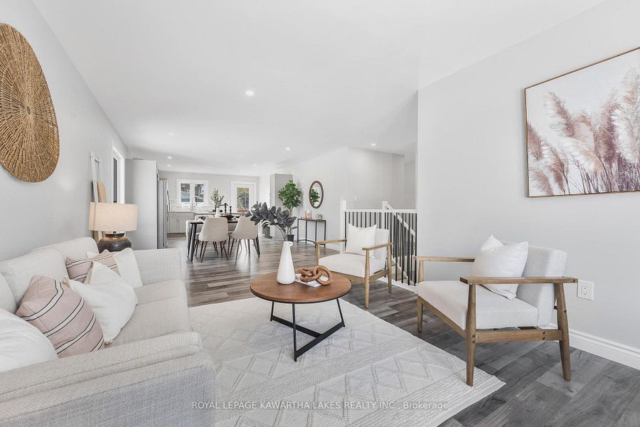 newly built and furnished living room